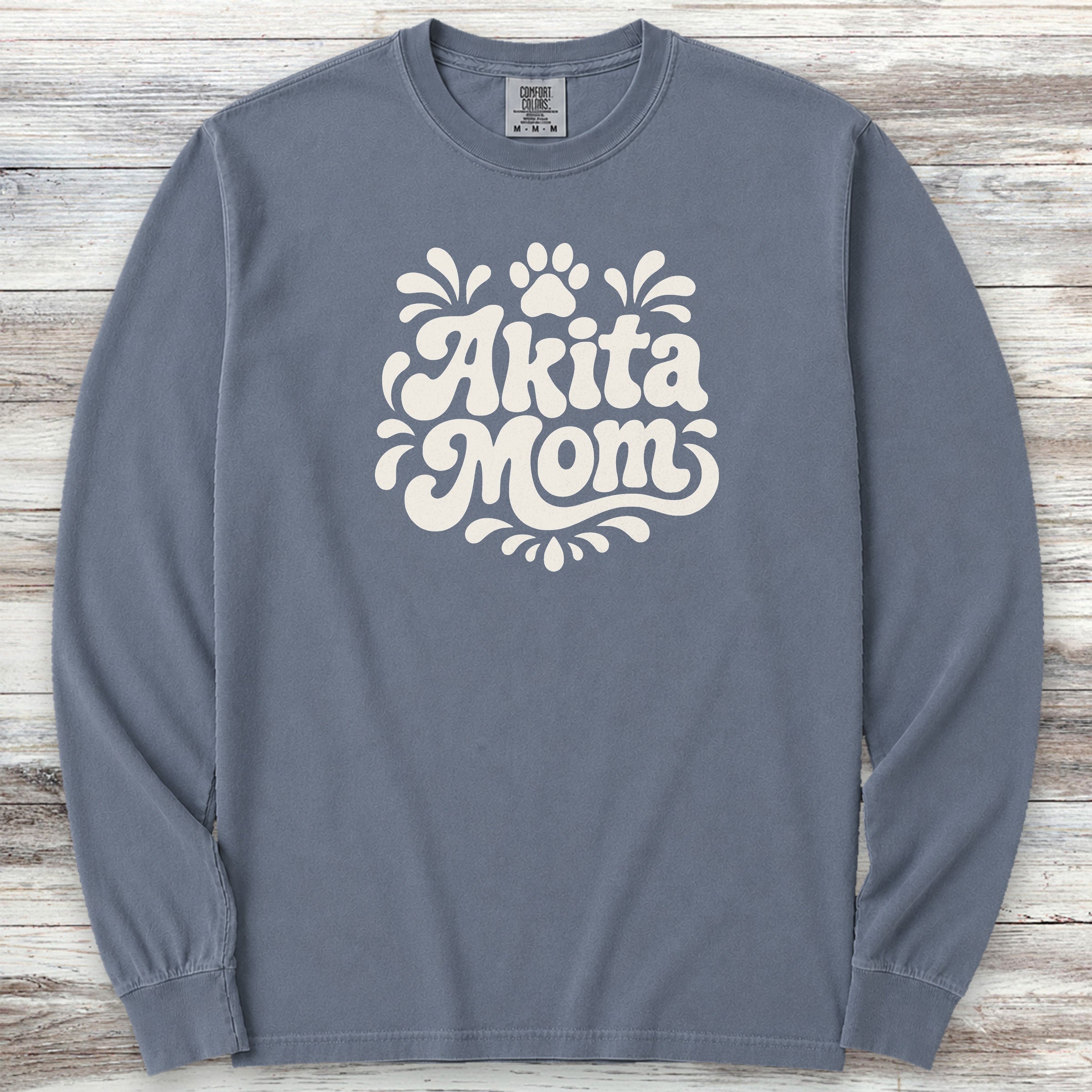 Akita Groovy Mom Long Sleeve Tee - Blue Jean