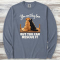 You Can Rescue Love Long Sleeve Tee - Blue Jean