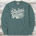 Irish Setter Groovy Mom Long Sleeve Tee - Blue Spruce