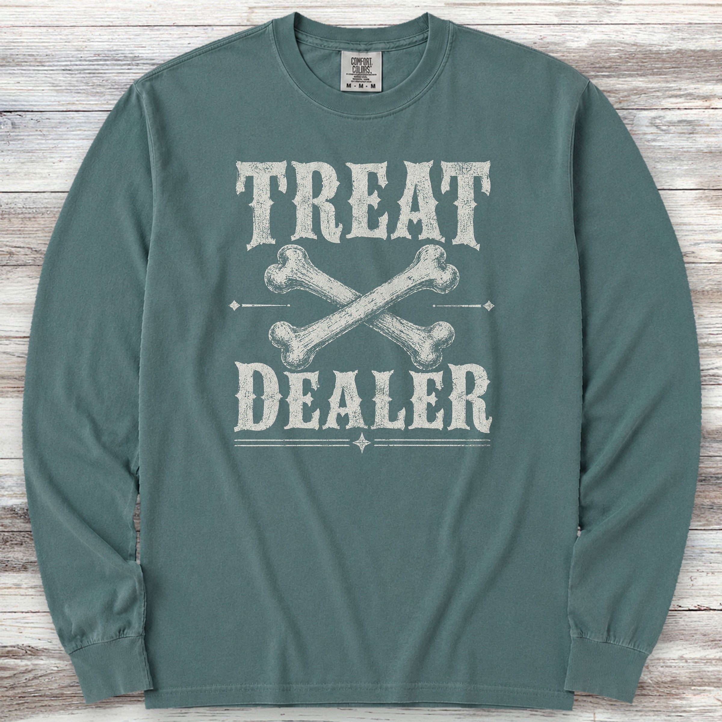 Western Treat Dealer Long Sleeve Tee - Blue Spruce