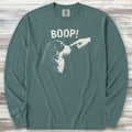 Bernese Mountain Dog BOOP! Long Sleeve Tee - Blue Spruce