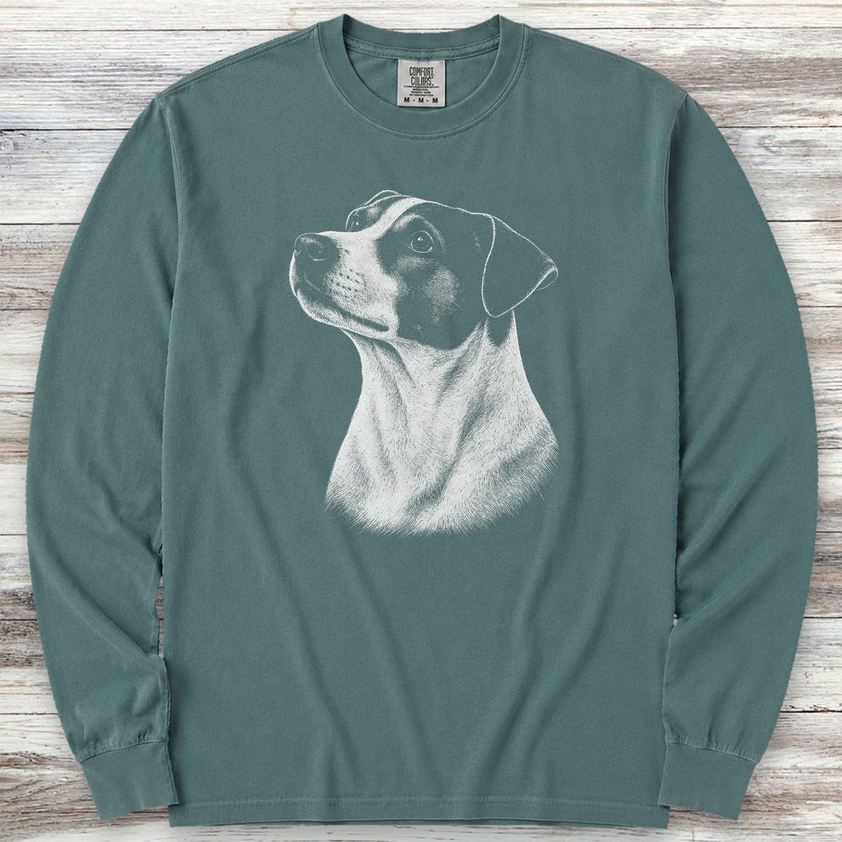 Jack Russell Loyalty Long Sleeve Tee - Blue Spruce