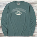 Aussiedoodle University Dad Long Sleeve Tee - Blue Spruce