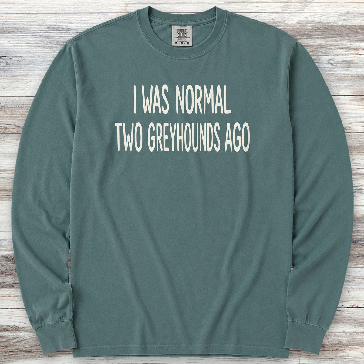 Greyhound Normal Long Sleeve Tee - Blue Spruce