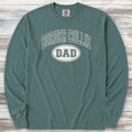 Border Collie Dad Long Sleeve Tee - Blue Spruce