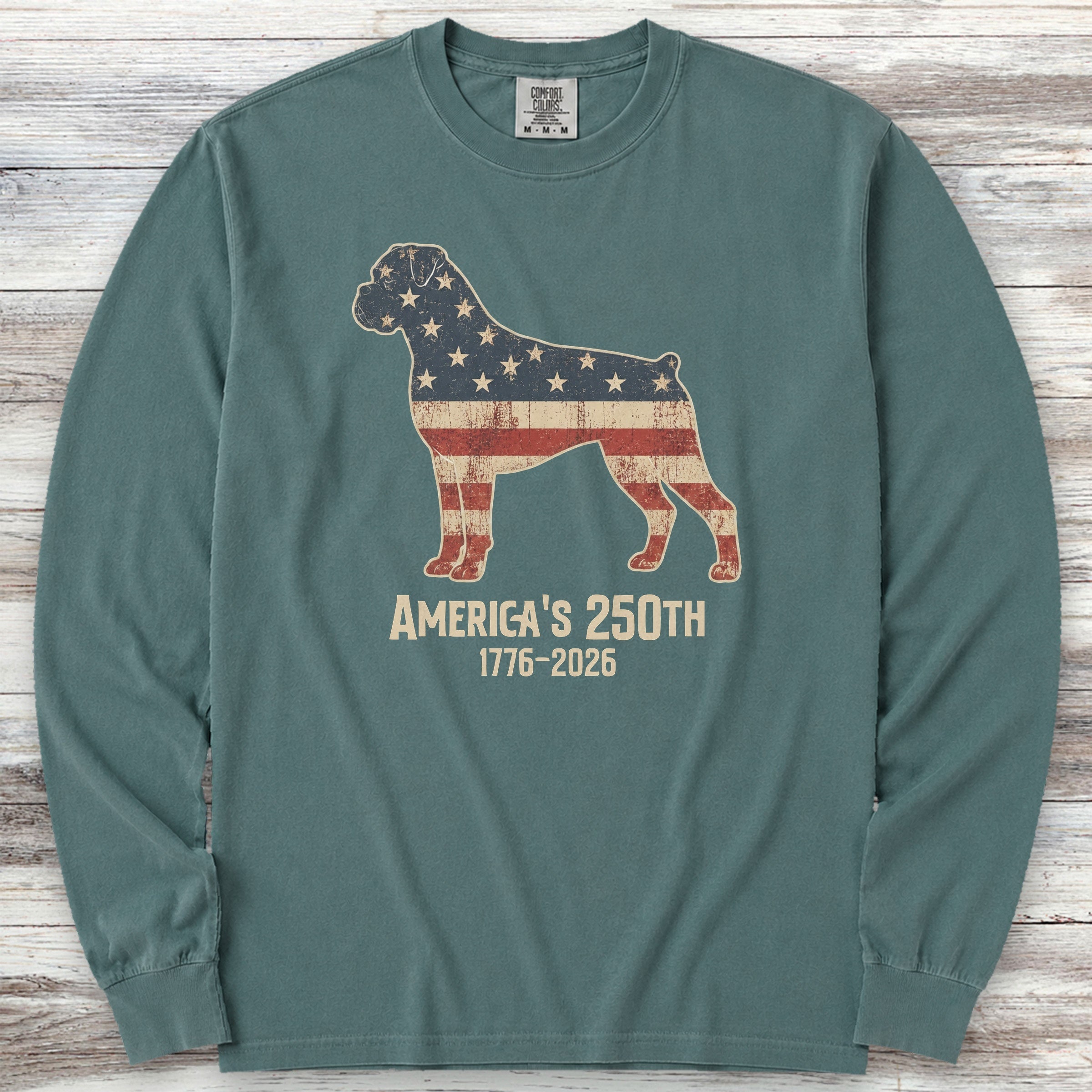 Boxer 250 Long Sleeve Tee - Blue Spruce