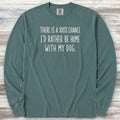 I'd Rather Be Home Long Sleeve Tee - Blue Spruce