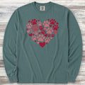 Heart & Paw Long Sleeve Tee - Blue Spruce