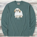 Shih Tzu Boo Long Sleeve Tee - Blue Spruce