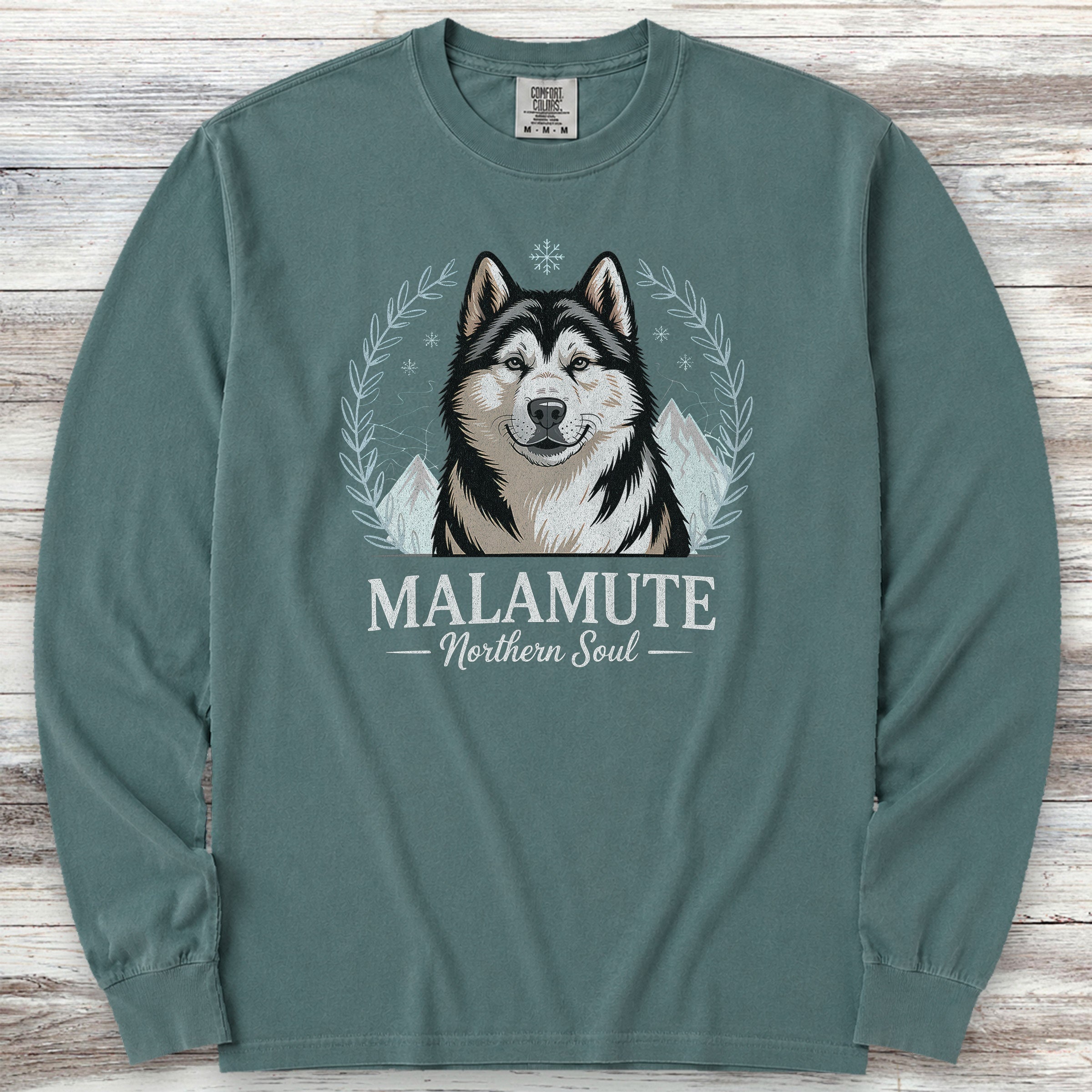 Malamute Northern Soul Long Sleeve Tee - Blue Spruce