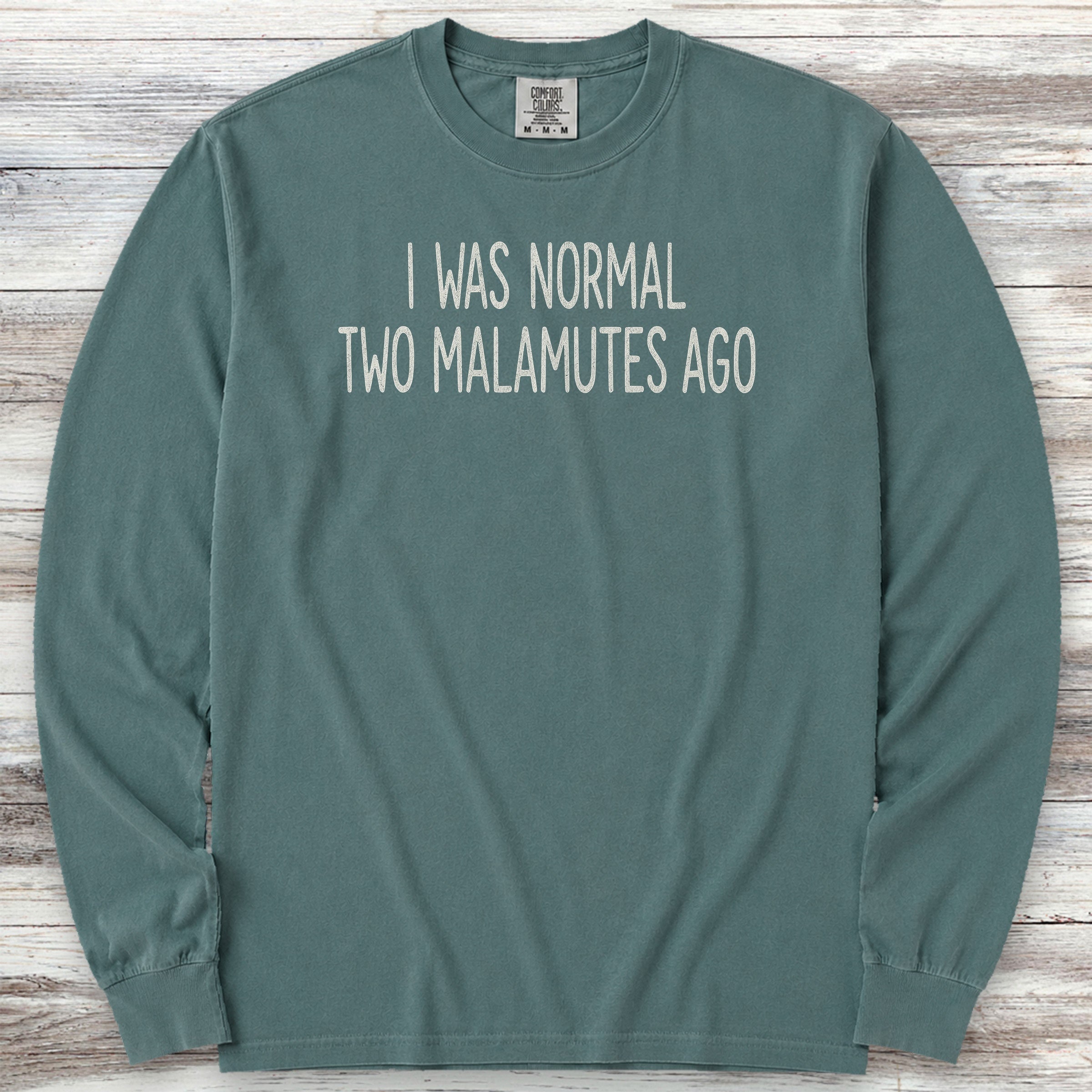 Malamute Normal Long Sleeve Tee - Blue Spruce
