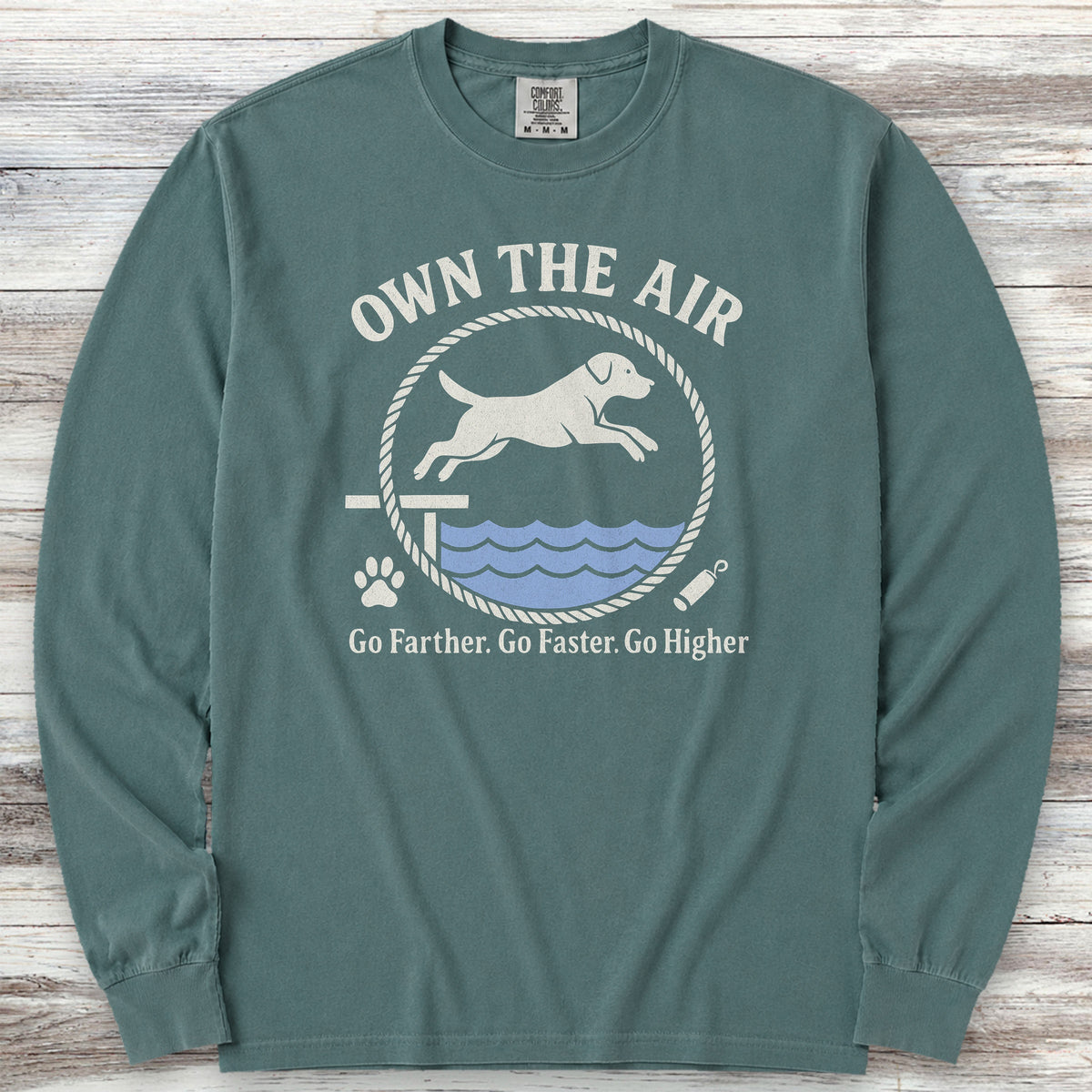 Labrador Retriever Air Long Sleeve Tee - Blue Spruce