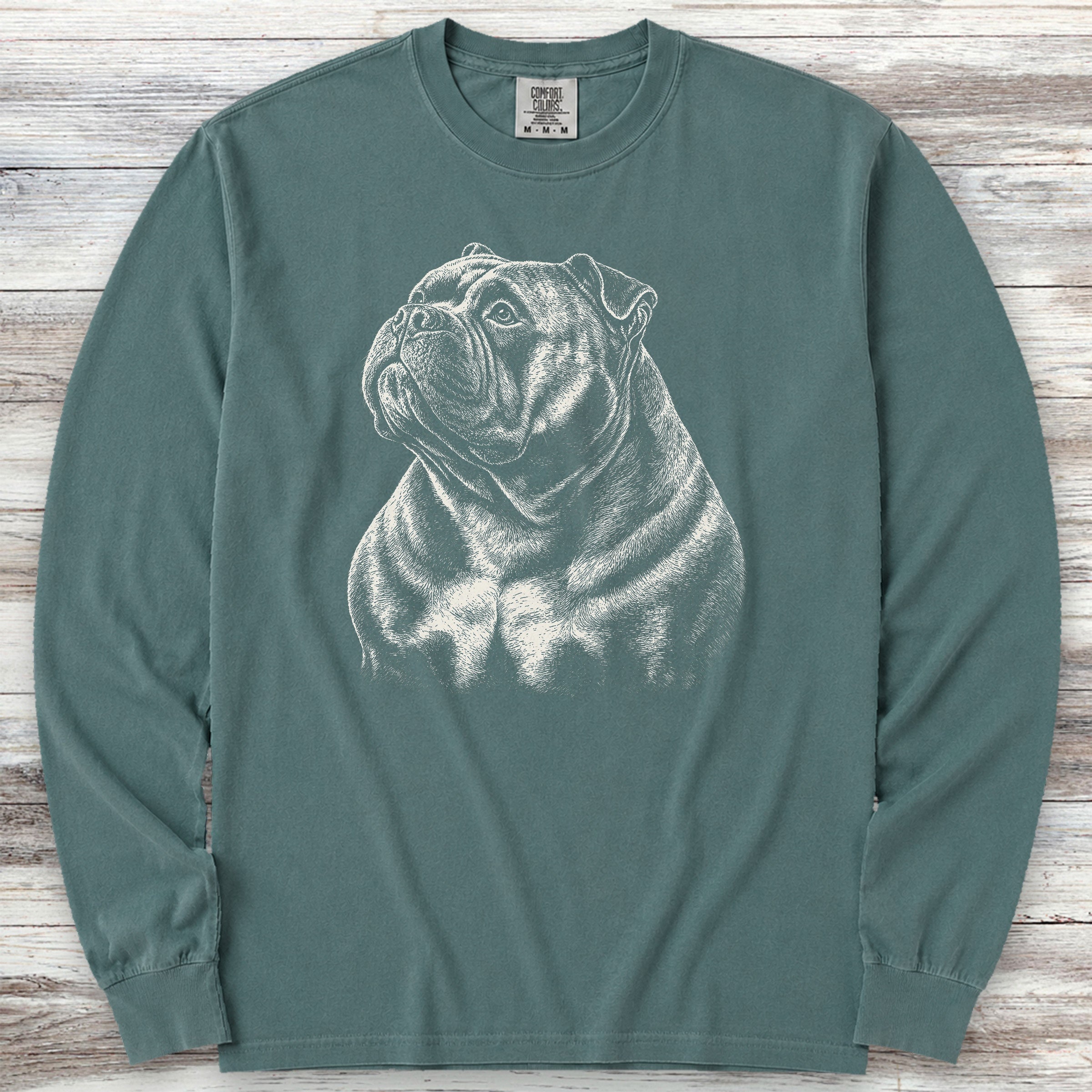 American Bully Loyalty Long Sleeve Tee - Blue Spruce