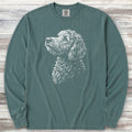 Doodle Loyalty Long Sleeve Tee - Blue Spruce