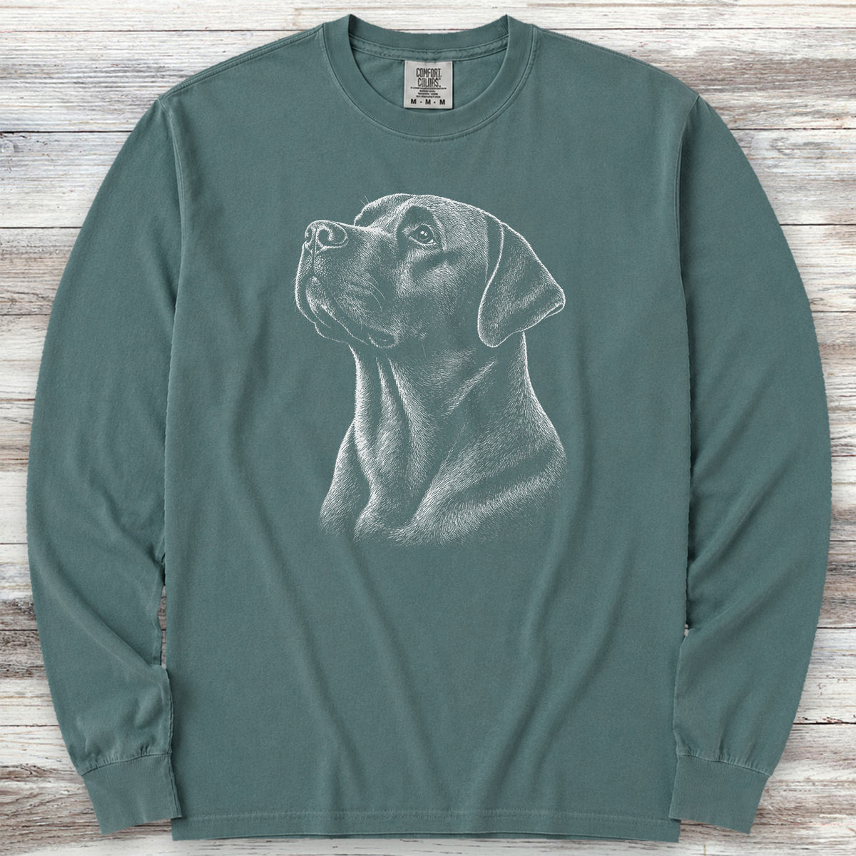 Labrador Retriever Loyalty Long Sleeve Tee - Blue Spruce