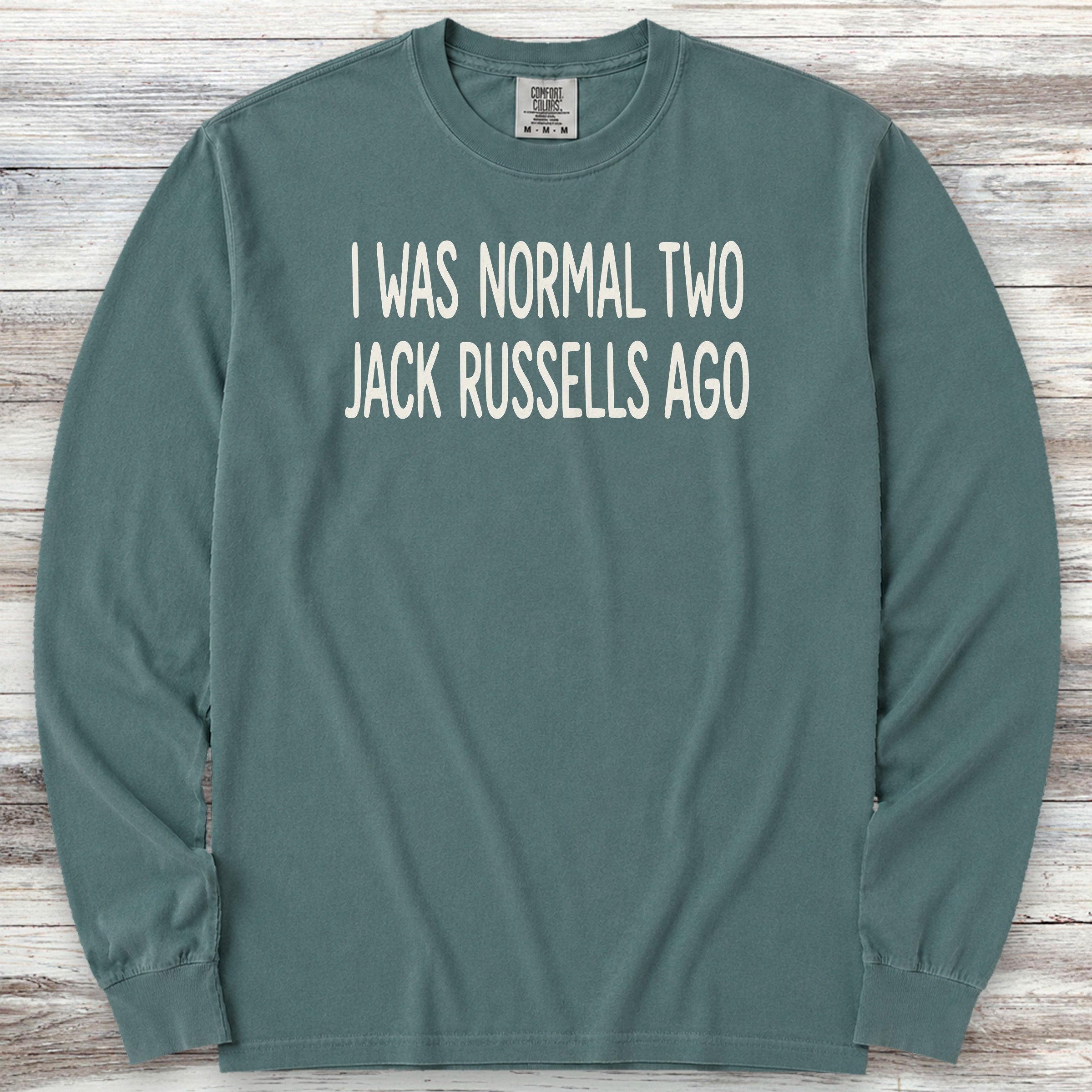 Jack Russell Normal Long Sleeve Tee - Blue Spruce