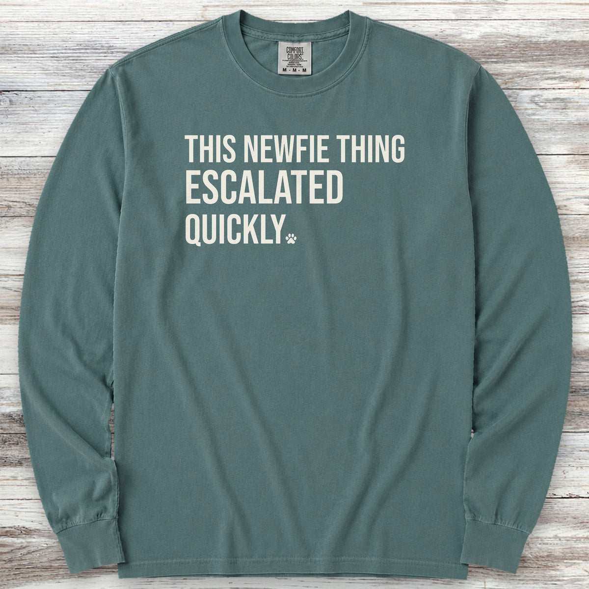 Newfoundland Escalated Long Sleeve Tee - Blue Spruce