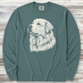 Great Pyrenees Loyalty Long Sleeve Tee - Blue Spruce