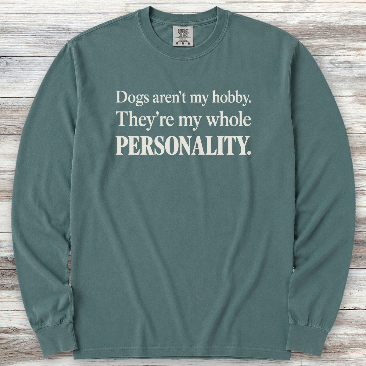Whole Personality Long Sleeve Tee - Blue Spruce
