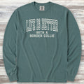 Border Collie Better Long Sleeve Tee - Blue Spruce
