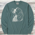 English Springer Spaniel Loyalty Long Sleeve Tee - Blue Spruce