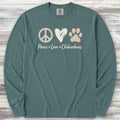 Chihuahua Peace Long Sleeve Tee - Blue Spruce