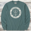 Aussiedoodle Dad Legend Long Sleeve Tee - Blue Spruce