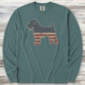 Wheaten Vintage USA Long Sleeve Tee - Blue Spruce