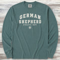 German Shepherd Athletic Dept Long Sleeve Tee - Blue Spruce