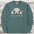 Old English Sheepdog Nope Long Sleeve Tee - Blue Spruce