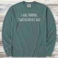 Bearded Collie Normal Long Sleeve Tee - Blue Spruce