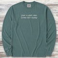 Husky Girl Long Sleeve Tee - Blue Spruce