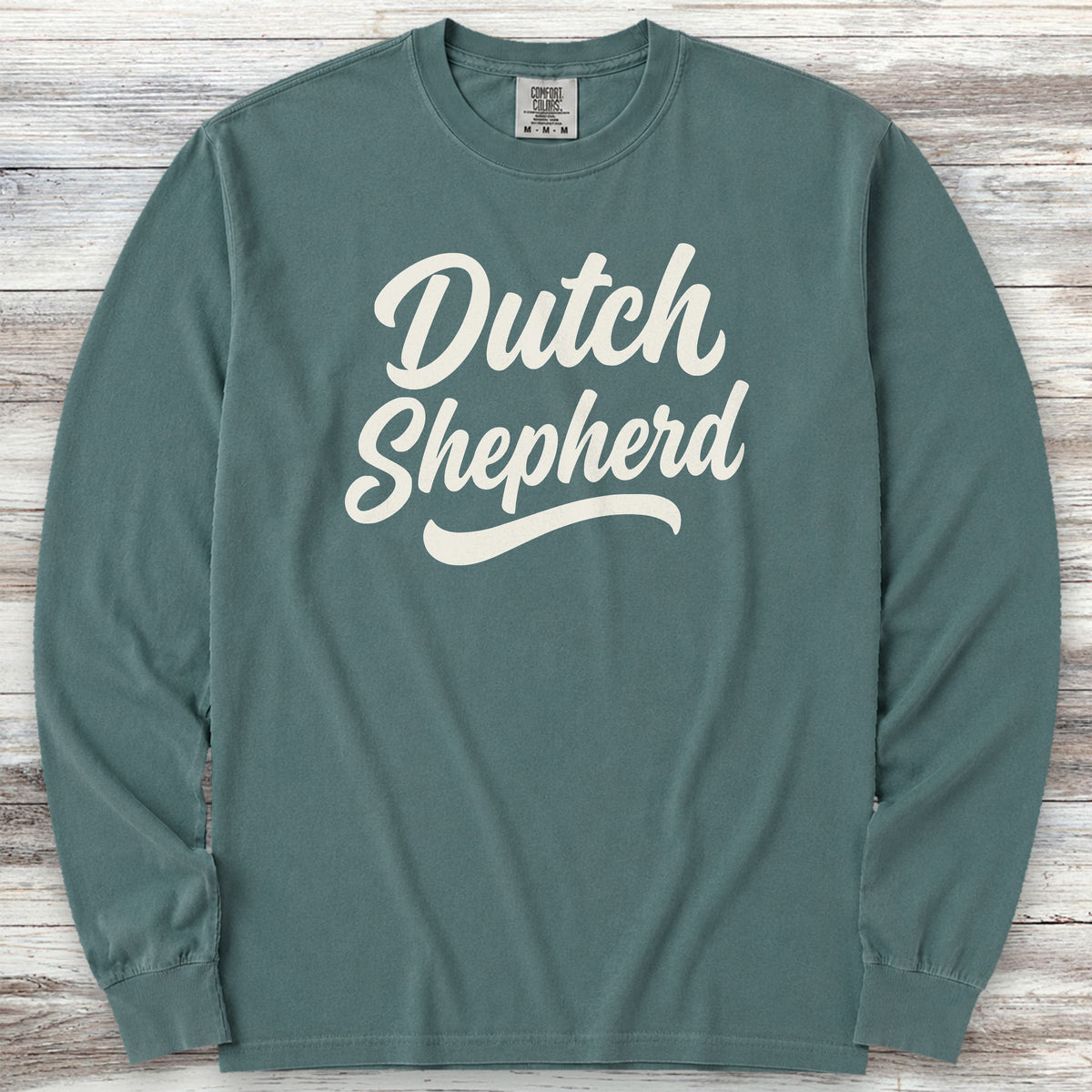 Dutch Shepherd Team Long Sleeve Tee - Blue Spruce