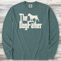 Boxer Dog Father Long Sleeve Tee - Blue Spruce