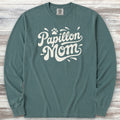 Papillon Groovy Mom Long Sleeve Tee - Blue Spruce