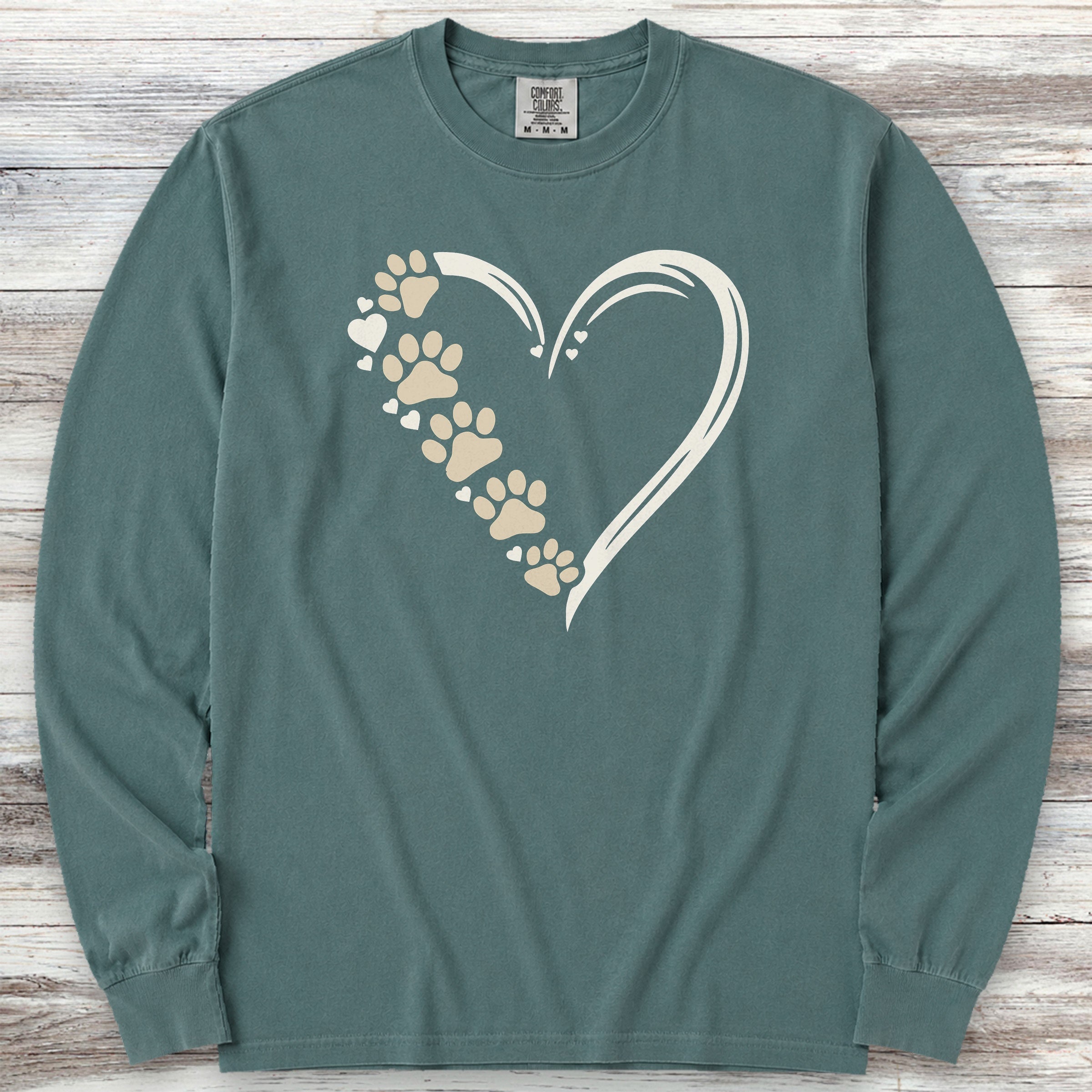 Loyal Heart Long Sleeve Tee - Blue Spruce