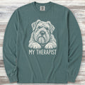 Bouvier Therapist Long Sleeve Tee - Blue Spruce