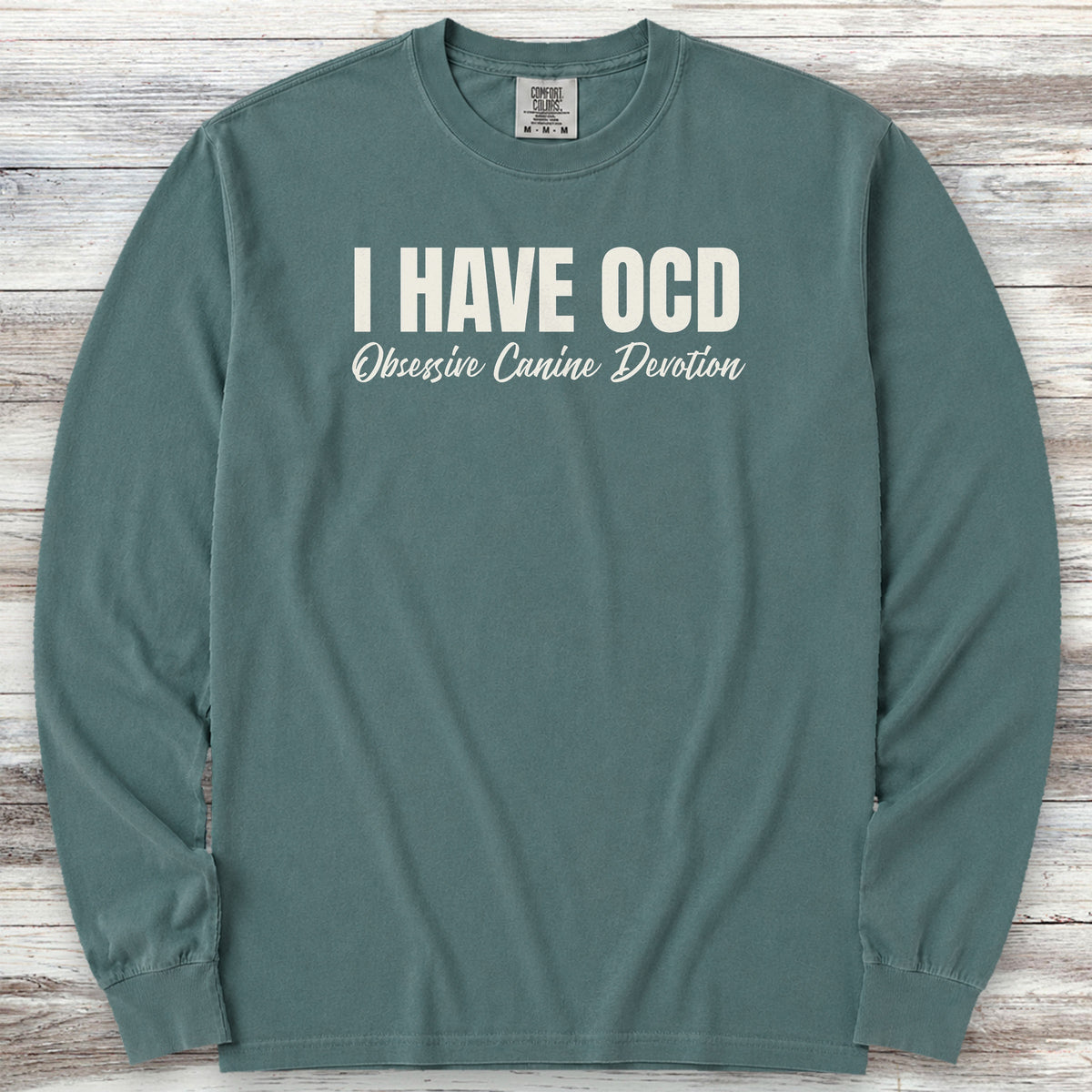 OCD Long Sleeve Tee - Blue Spruce
