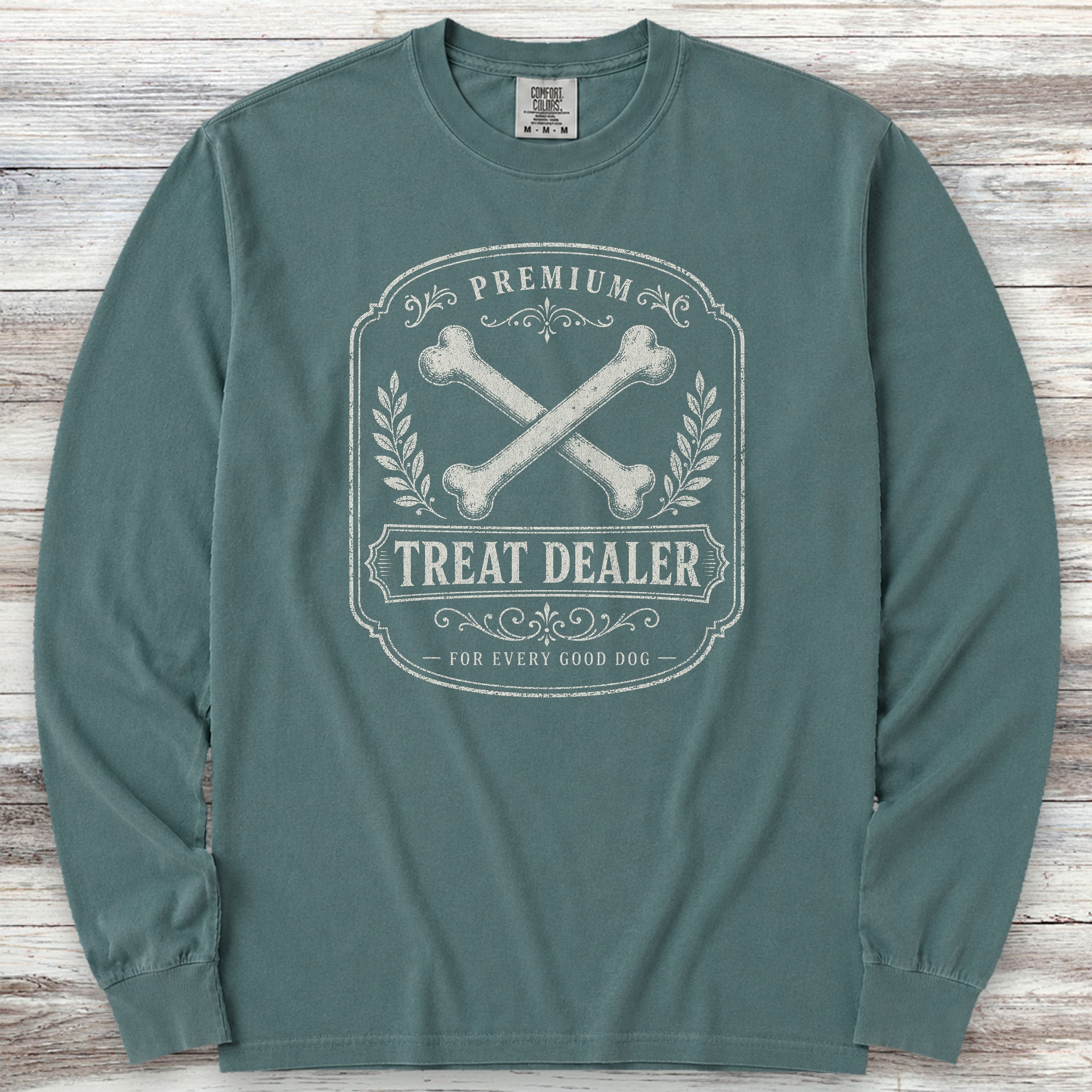 Premium Treat Dealer Long Sleeve Tee - Blue Spruce