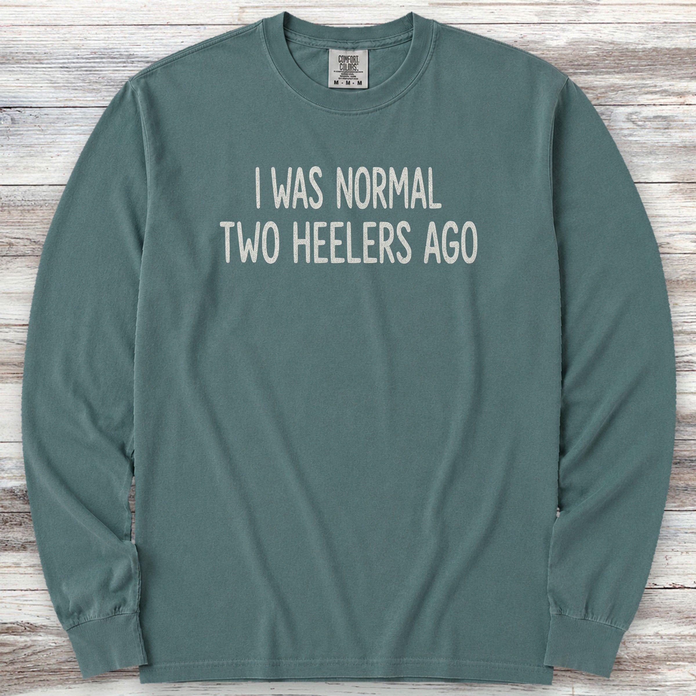 Australian Cattle Dog Heeler Normal Long Sleeve Tee - Blue Spruce
