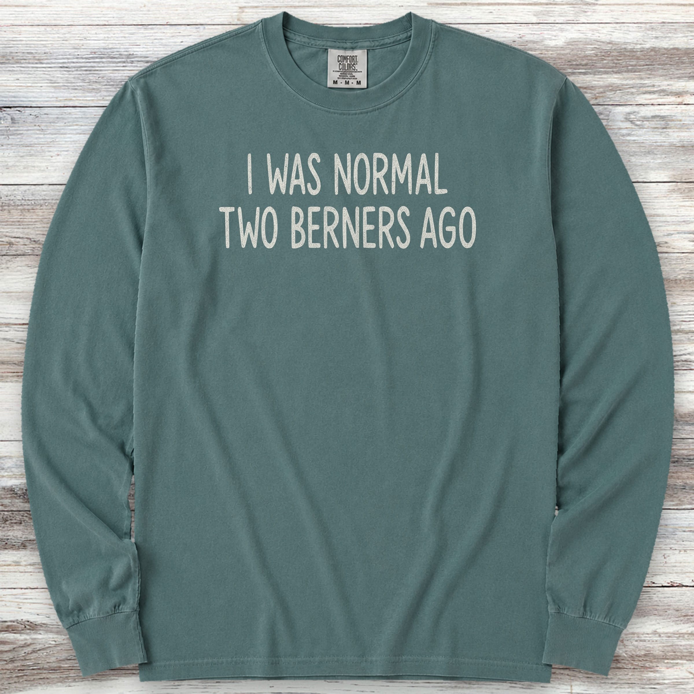 Bernese Mountain Dog Normal Long Sleeve Tee - Blue Spruce