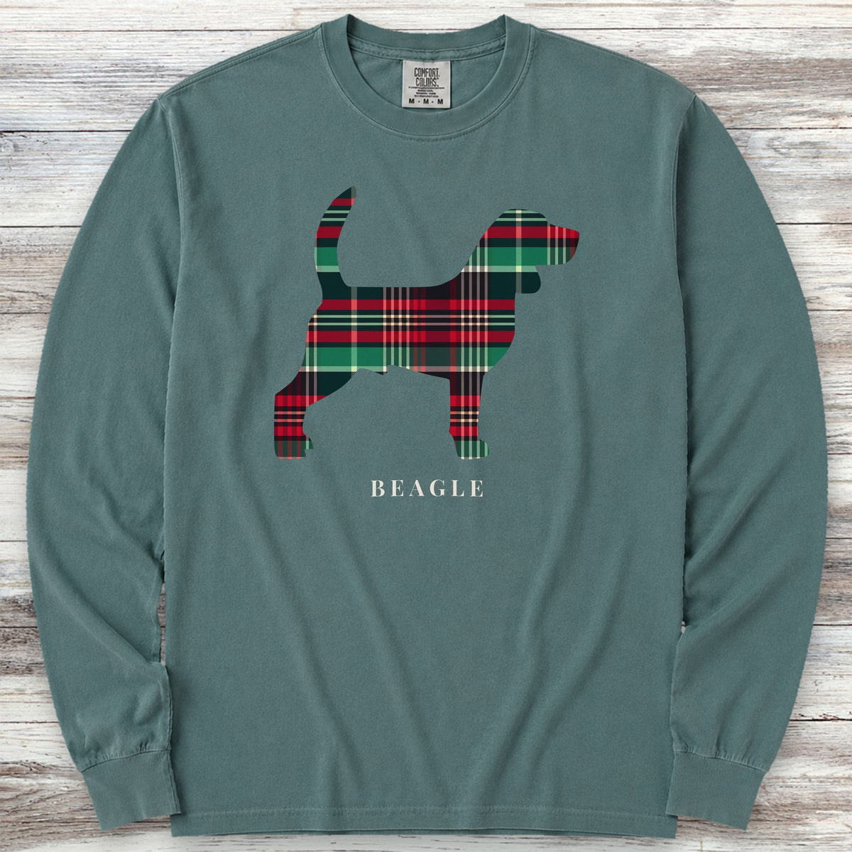 Beagle Winter 2025 Long Sleeve Tee - Blue Spruce