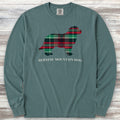 Bernese Mountain Dog Winter 2025 Long Sleeve Tee - Blue Spruce