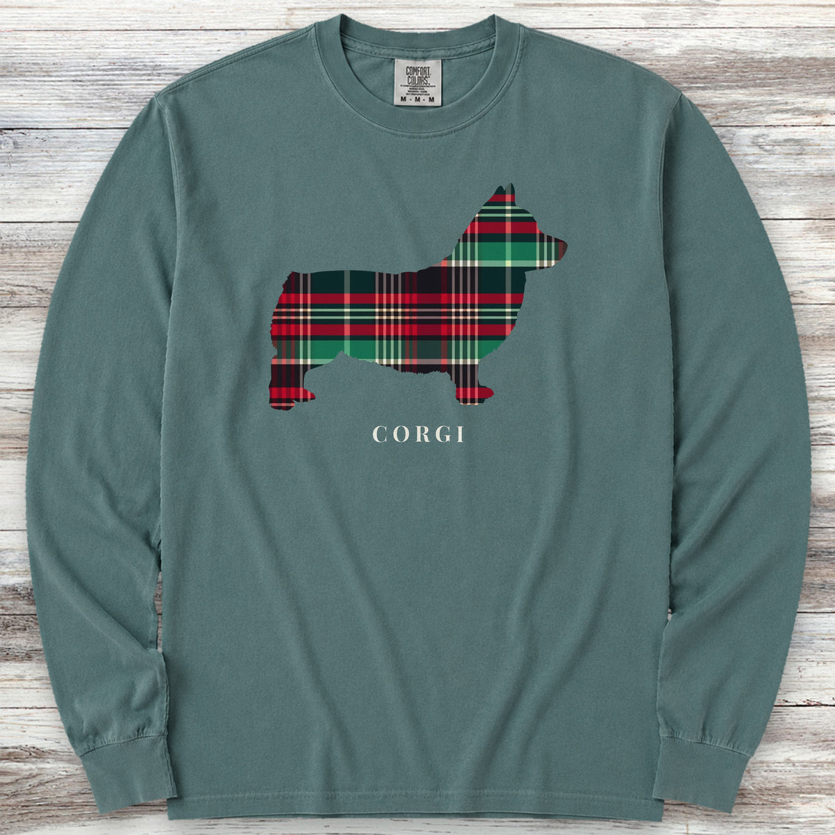 Corgi Winter 2025 Long Sleeve Tee - Blue Spruce