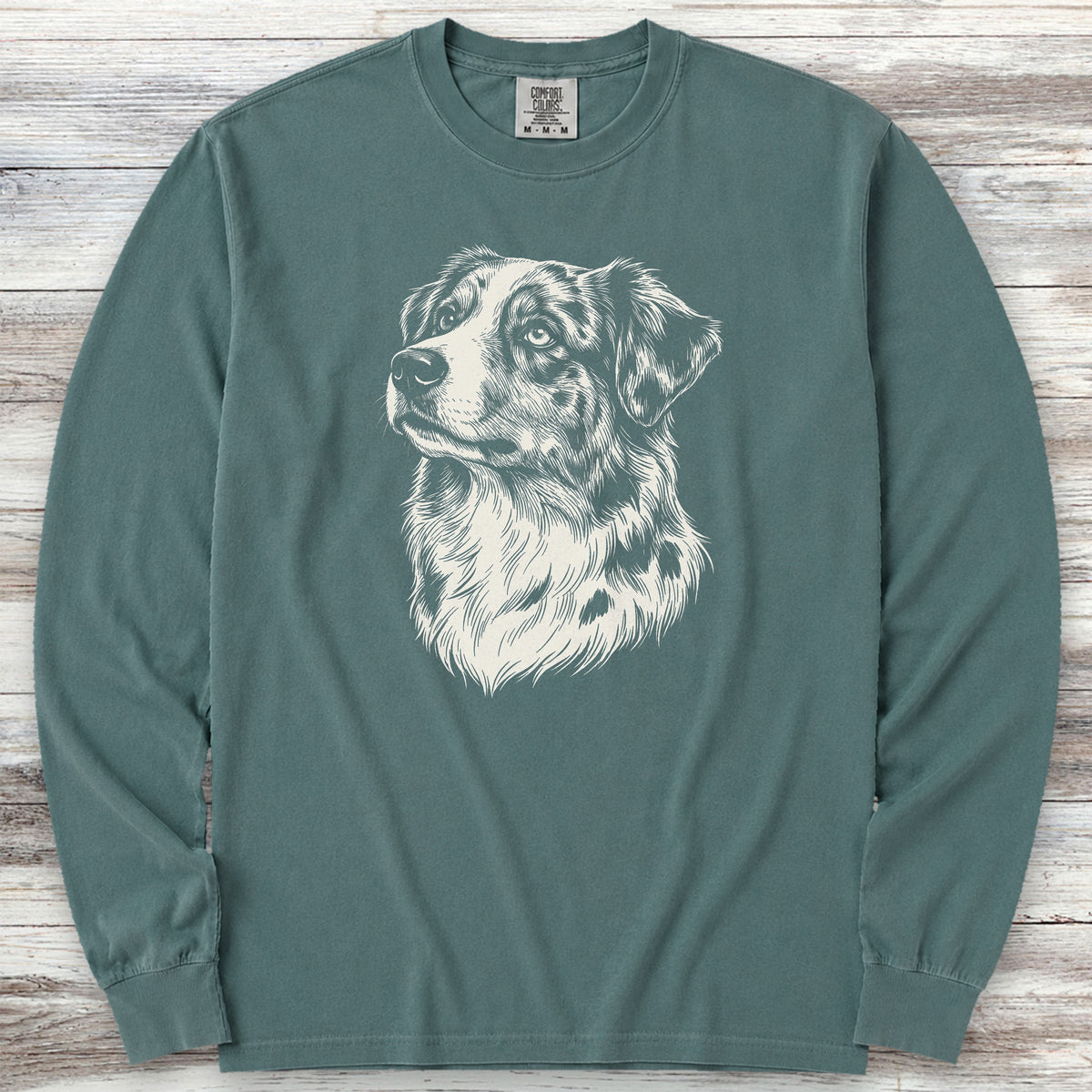American Shepherd Loyalty Long Sleeve Tee - Blue Spruce