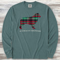 Australian Shepherd Winter 2025 Long Sleeve Tee - Blue Spruce