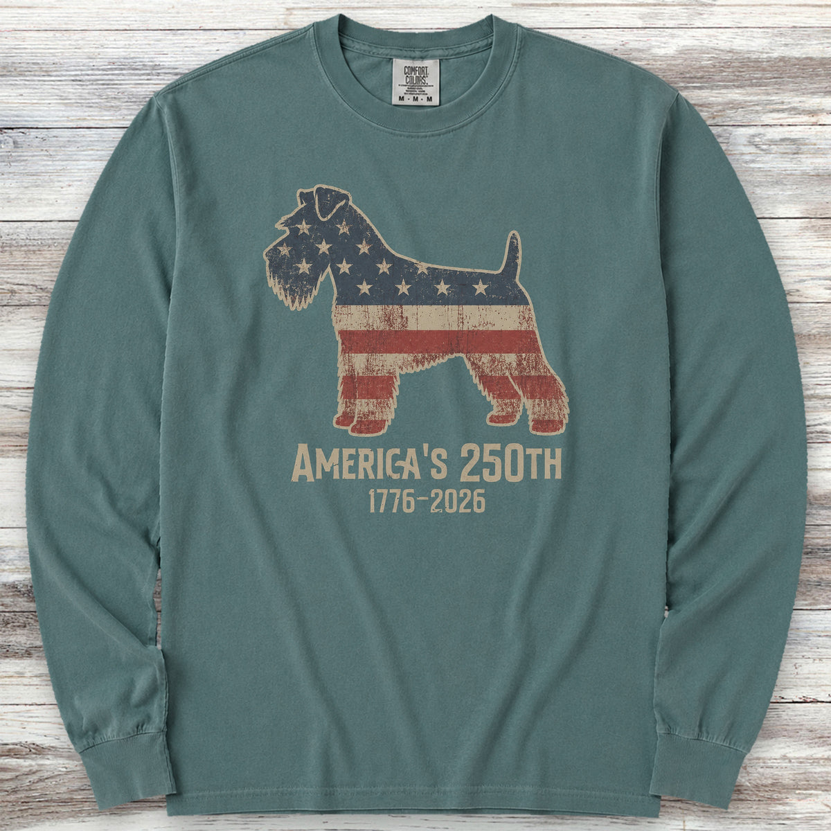 Schnauzer 250 Long Sleeve Tee - Blue Spruce