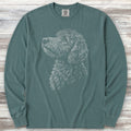 Doodle Loyalty Long Sleeve Tee - Blue Spruce