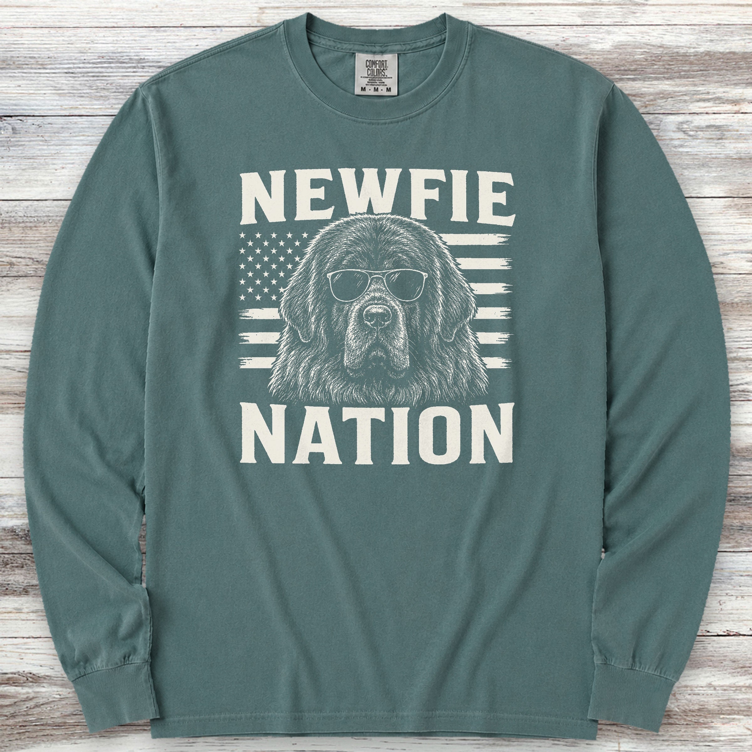 Newfoundland Nation Long Sleeve Tee - Blue Spruce