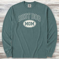 Best Dog University Mom Long Sleeve Tee - Blue Spruce